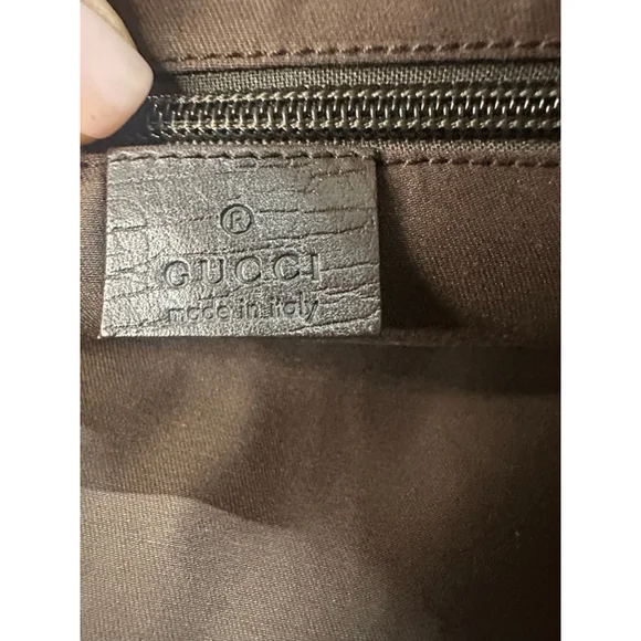 Gucci GG Monogram Messenger Bag Brown/Tan One Size - Picture 12 of 14